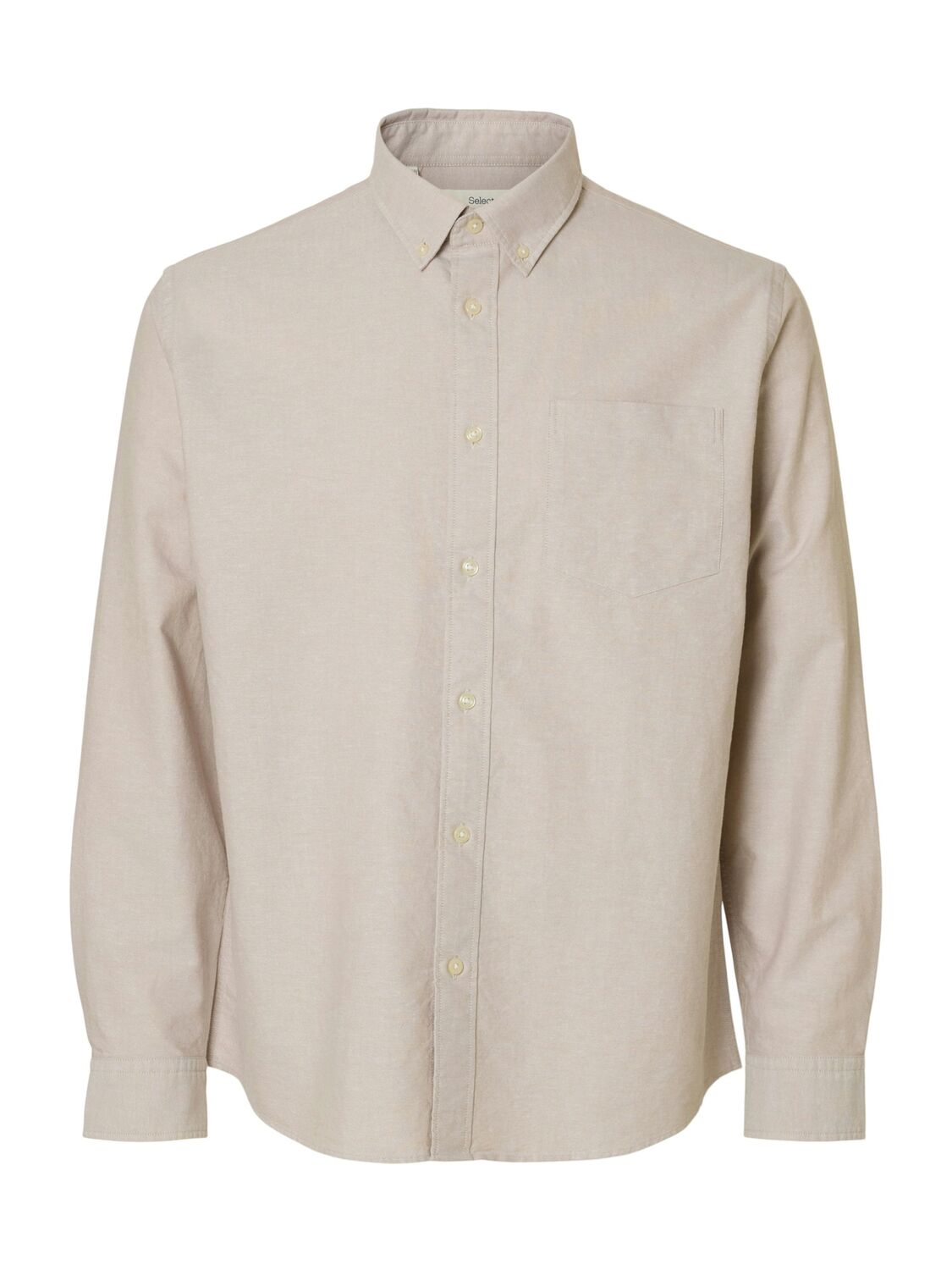 

SELECTED Рубашка на пуговицах 'SLHRick' Regular fit в цвете капучино