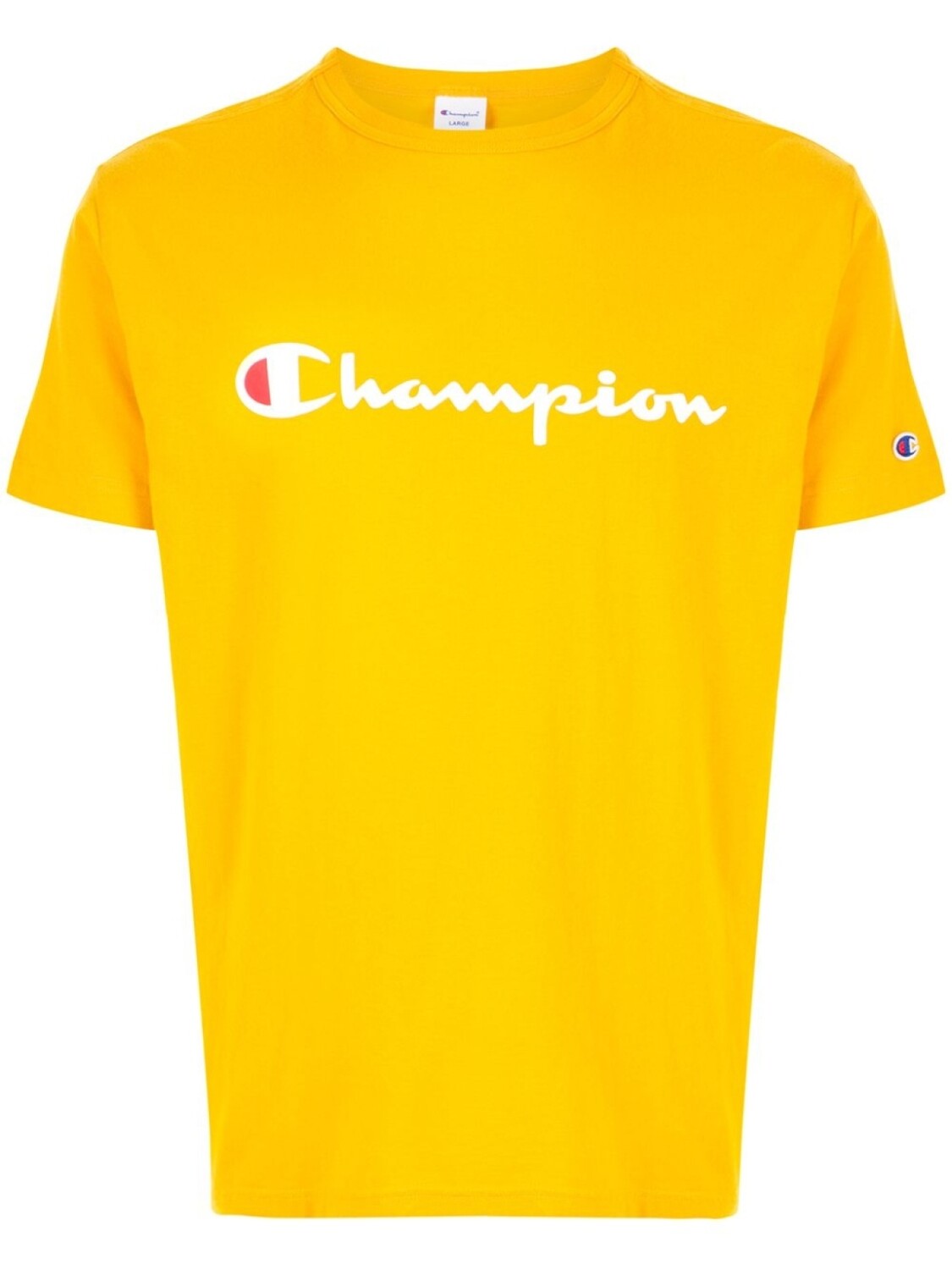 

Футболка с круглым вырезом и логотипом Champion, желтый