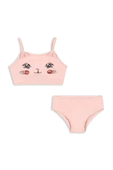 Купальник детский двухчастный Kitty Bikini Konges Sløjd, розовый — фото 2