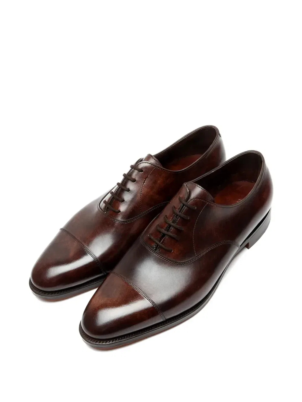 Оксфорды City II с закругленным носком John Lobb, коричневый — фото 2