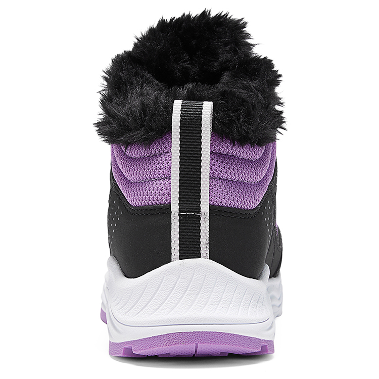 Зимние ботинки для детей Skechers Kids, черный/фиолетовый — фото 4