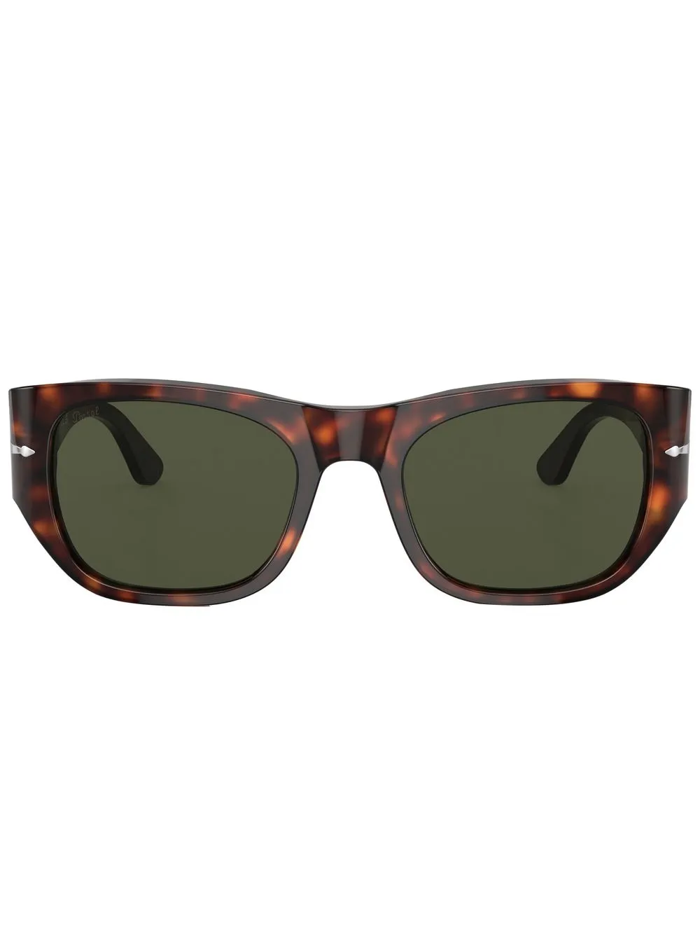 

Солнцезащитные очки в оправе черепаховой расцветки Persol, зеленый