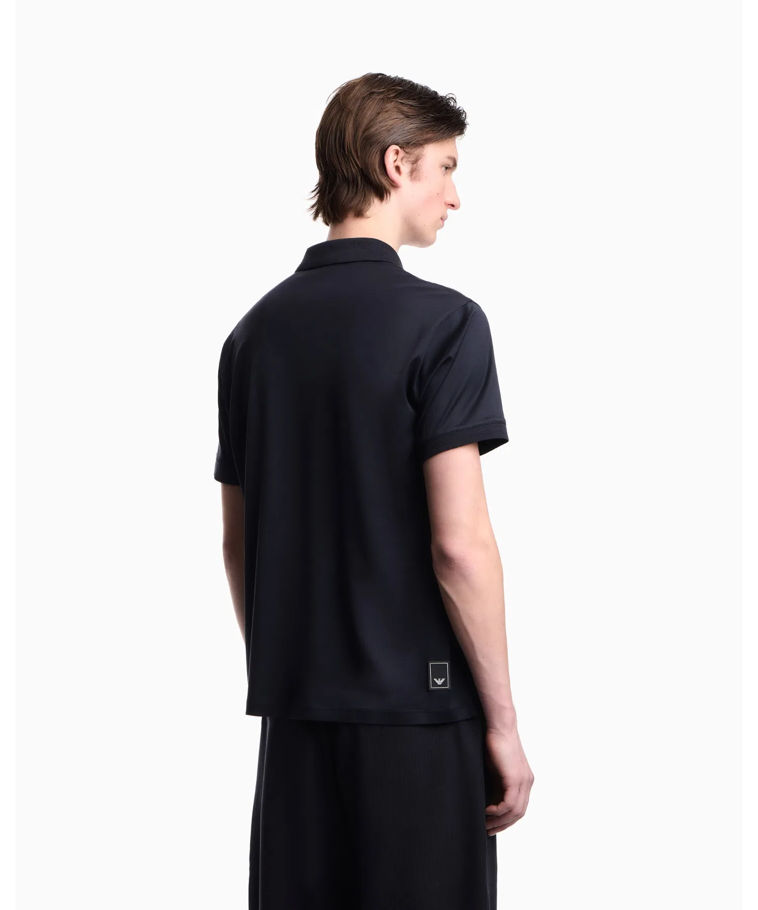 <Эксклюзивно онлайн> Поло Emporio Armani Travel Essential - трикотаж из смеси лиоцелла — фото 2