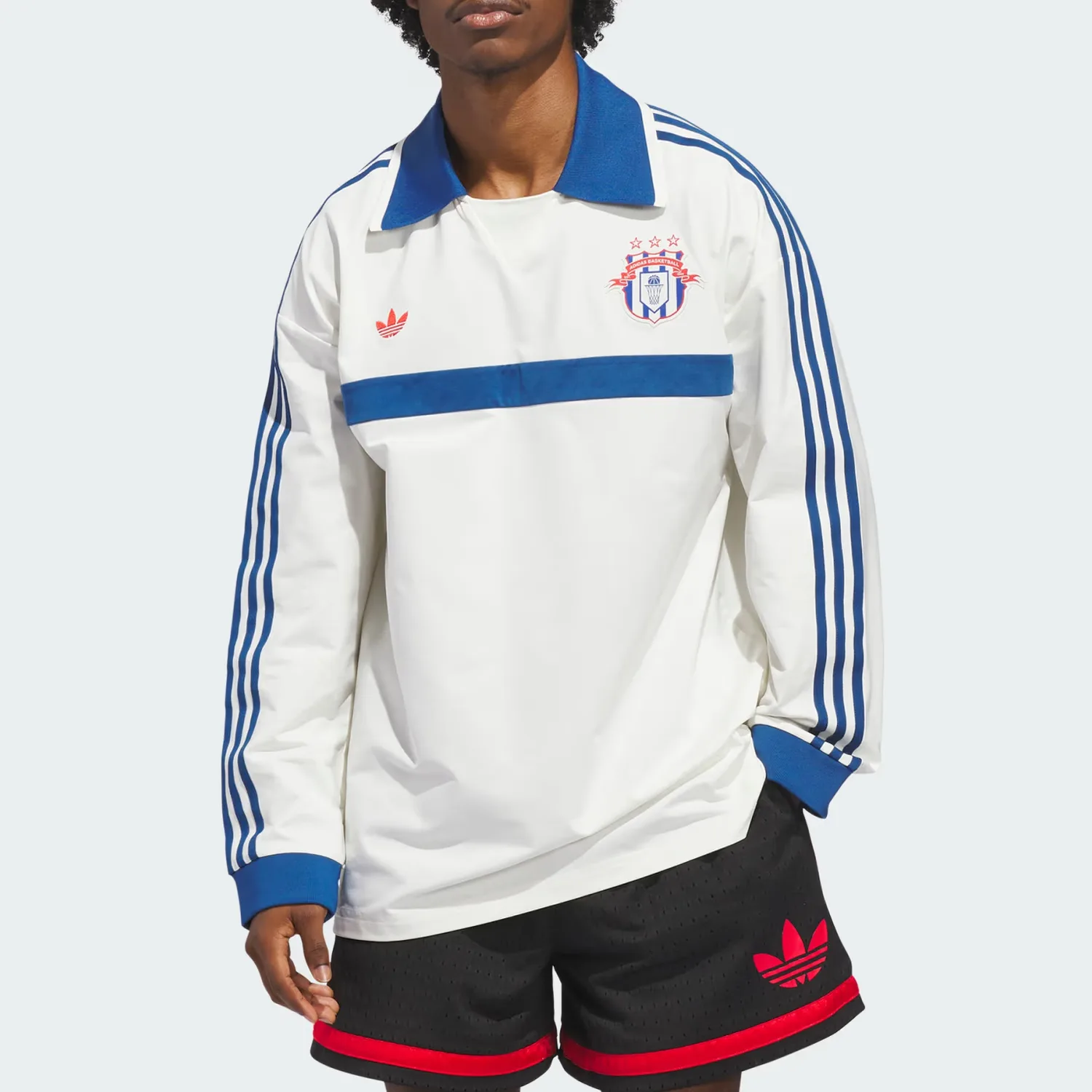 Поло унисекс Adidas Originals, экрю — фото 4