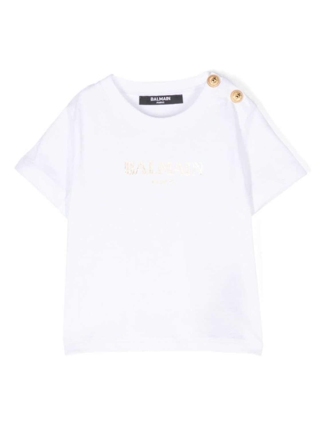 

Balmain Kids футболка с логотипом, белый