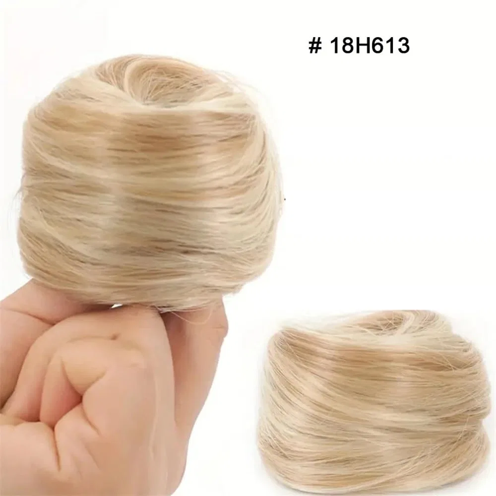 Шиньон-пучок из натуральных волос «Chignon Human Hair Bun» Kx9Lb8D, 18H613 — фото 2