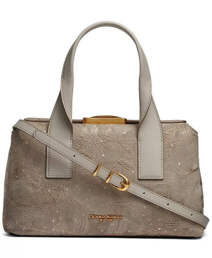 

Сумка-кошелек с цветочной вышивкой Amagansett Donna Karan New York, серый