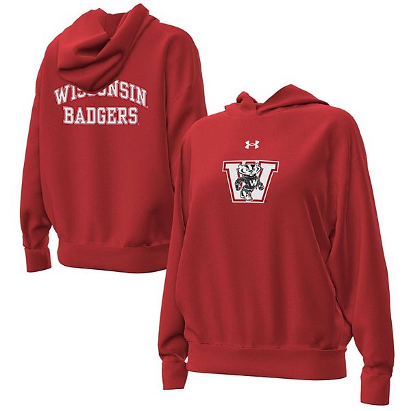 

Женский красный худи wisconsin badgers throwback Under Armour
