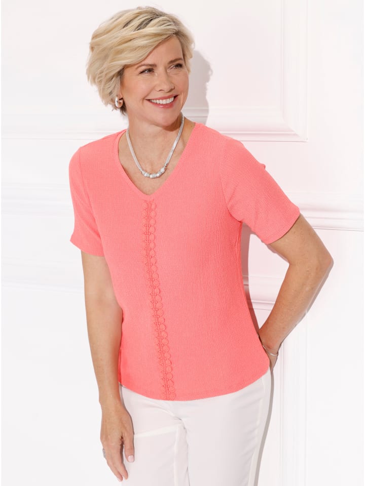 

Рубашка с короткими рукавами в цвете фламинго WITT WEIDEN