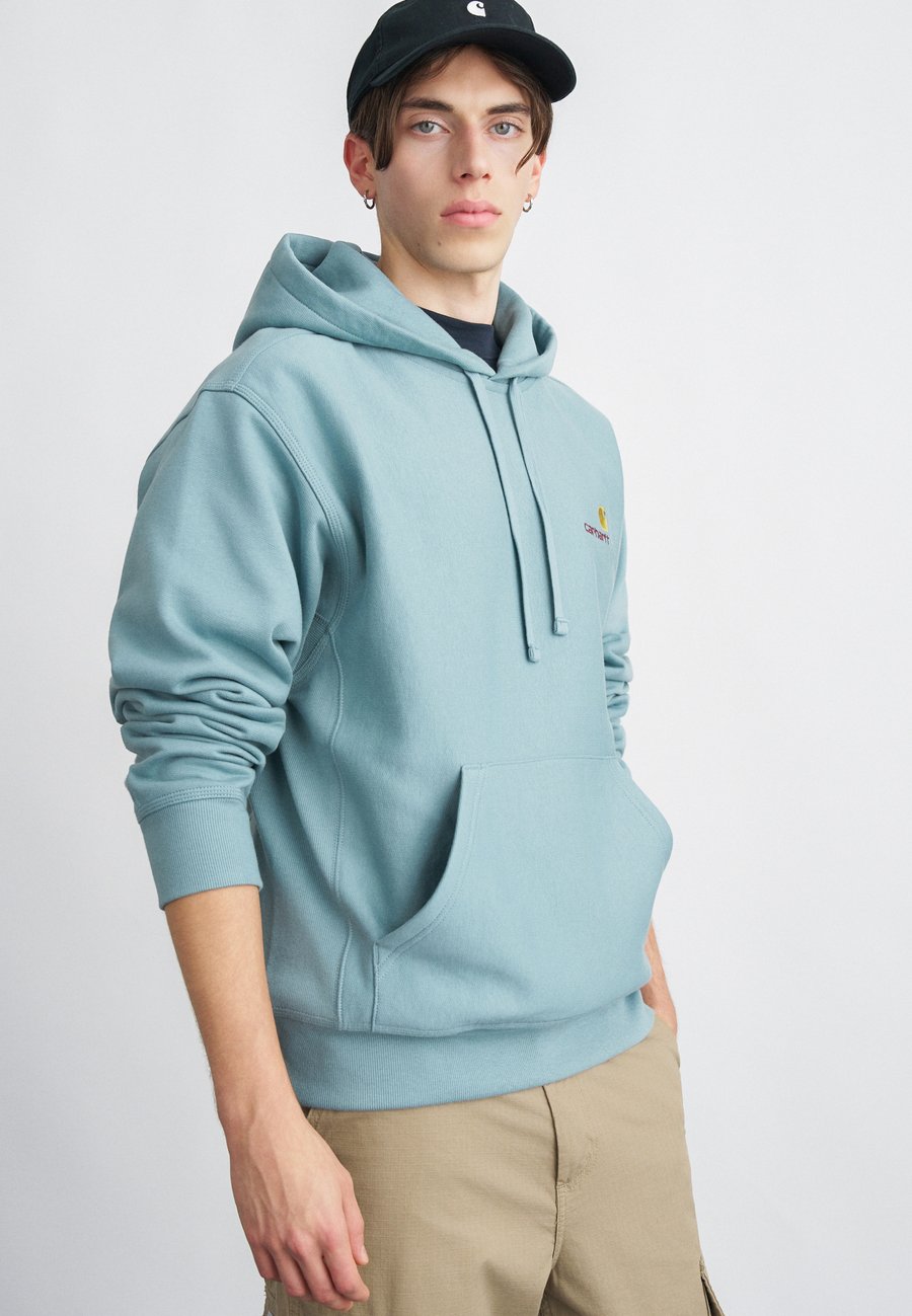 

Худи Carhartt WIP HOODED AMERICAN SCRIPT, Citadel/Blue