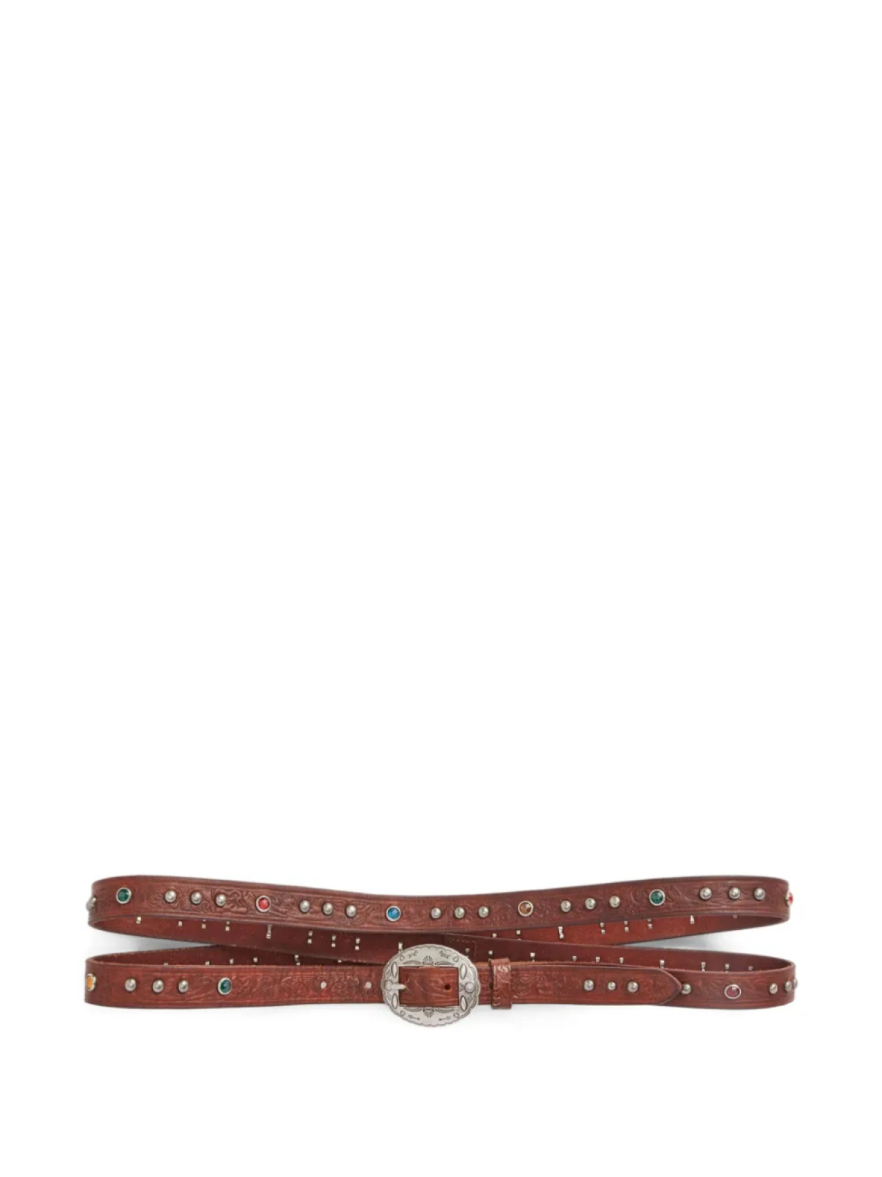 

Ralph Lauren RRL ремень Luna с заклепками, коричневый