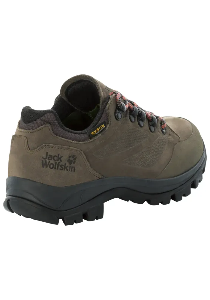 Трекинговые туфли Jack Wolfskin "REBELLION TEXAPORE LOW W", коричневый — фото 4