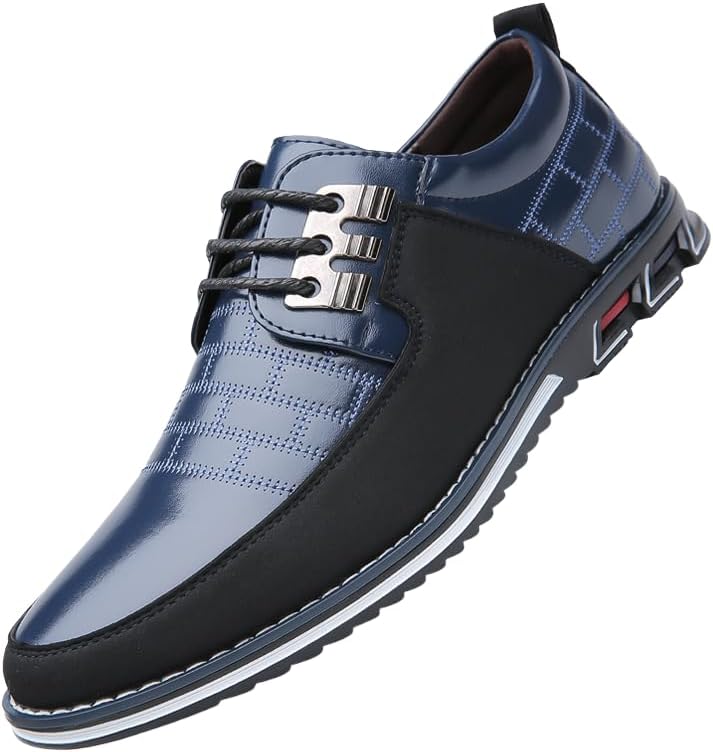 

Мужская обувь HCHCTRY, повседневная обувь, модные деловые туфли, офисные лоферы, балетки, кроссовки для мужчин, повседневная кожаная обувь, синий