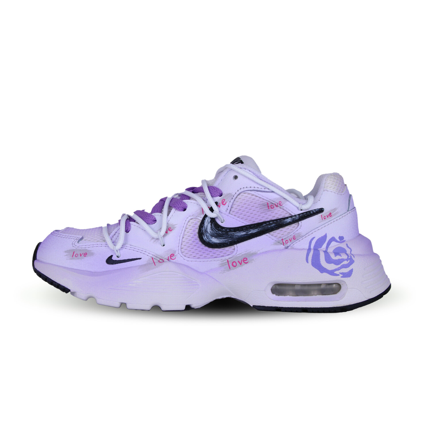 

Кроссовки Air Max Fusion женские с низким верхом, белые Nike