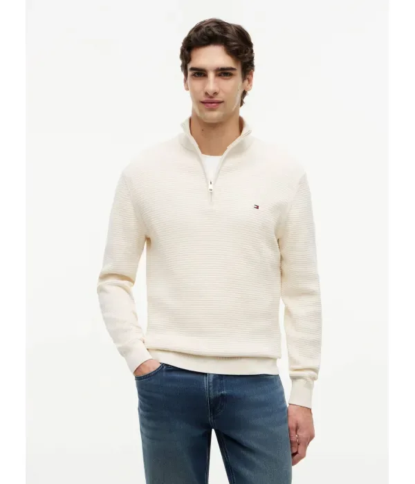 Полуводолазка regular fit Tommy Hilfiger, экрю