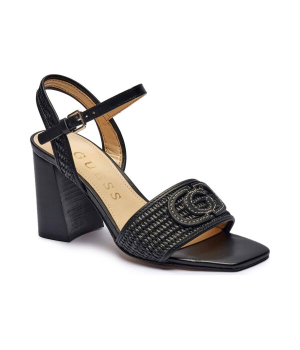 Сандалии с ремешком на платформе Guess, черный