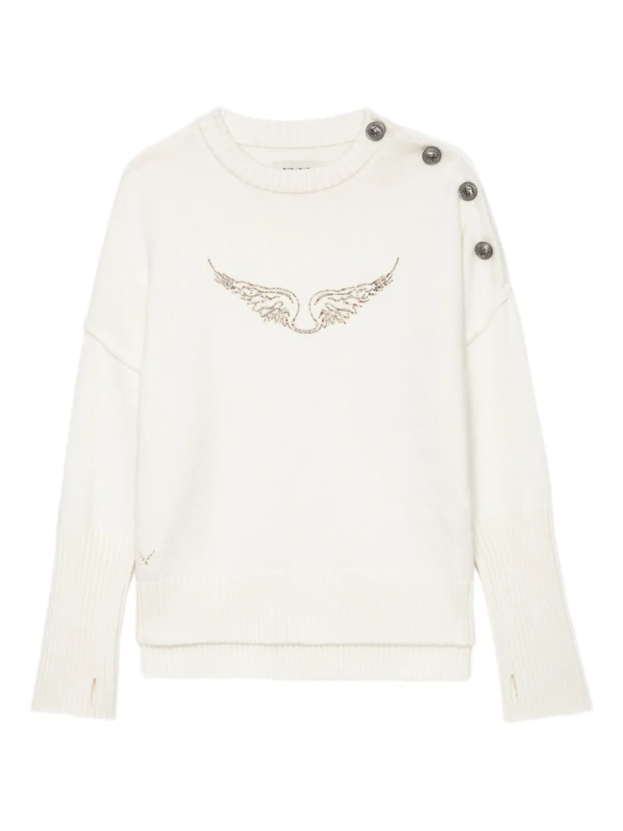 

Zadig&Voltaire декорированный свитер, нейтральный