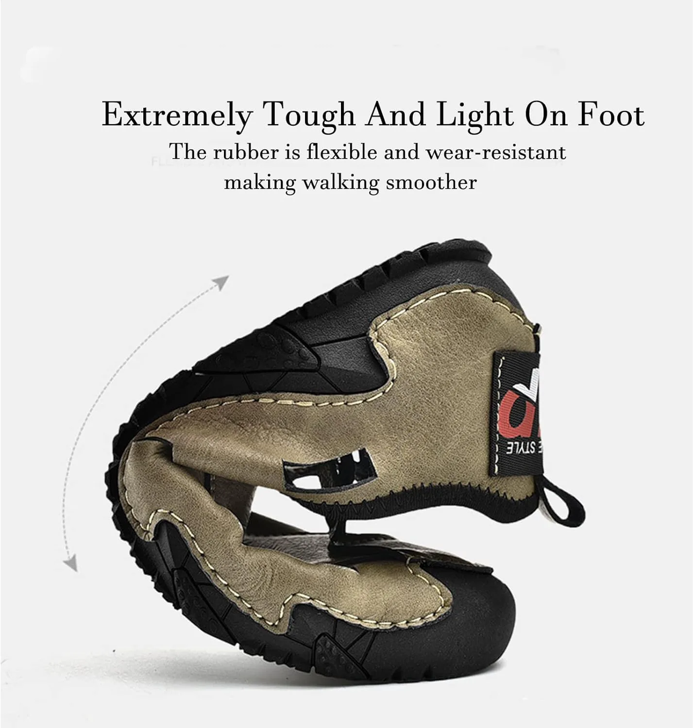 

Мужские летние сандалии Crepuscute, ручной работы из коровьей кожи, с вырезами, плоская подошва, удобные, дышащие, нескользящие, для прогулок на улице, пляжа и повседневного ношения, хаки