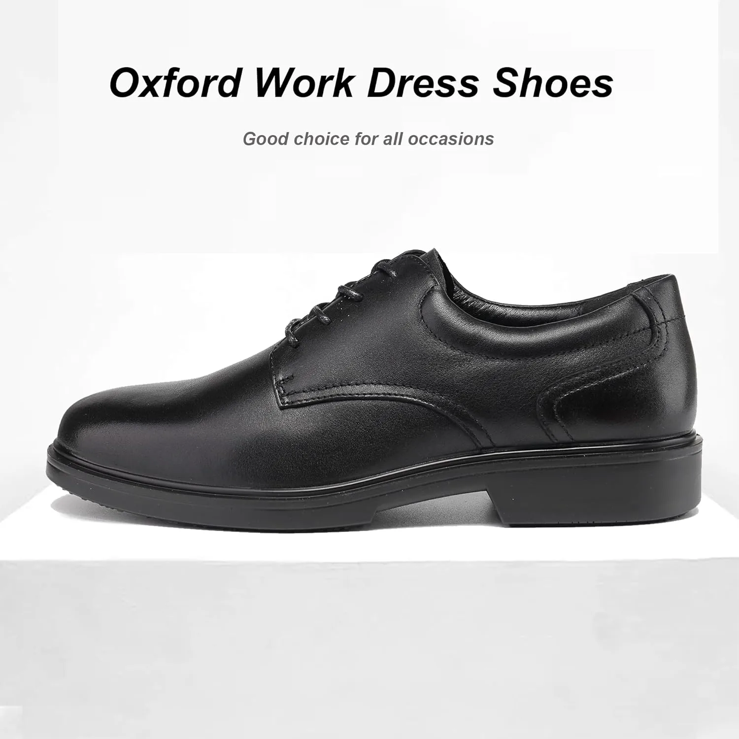 

Мужские черные деловые оксфорды CONRAD - маслостойкие, противоскользящие, с кевларовой защитой, дышащие рабочие туфли EH