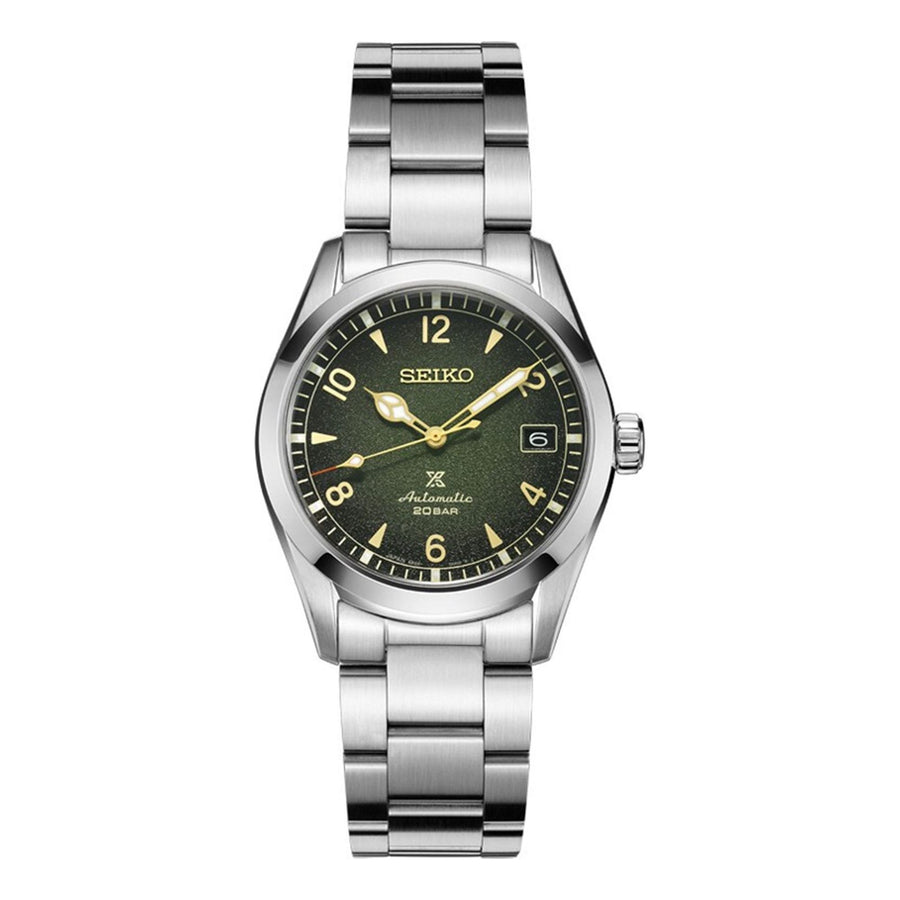 

Часы Men's SEIKO PROSPEX Series 200 Meter Waterproof Sapphire 6R35 Movement Starry Sky Steel Strip Mechanical Watch, зеленый