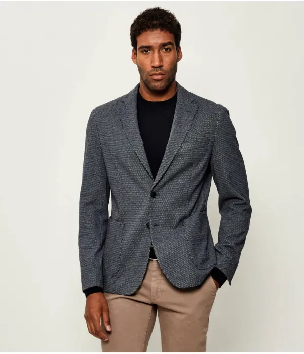Элегантная куртка C-Hanry-J-252 slim fit Boss, темно-синий