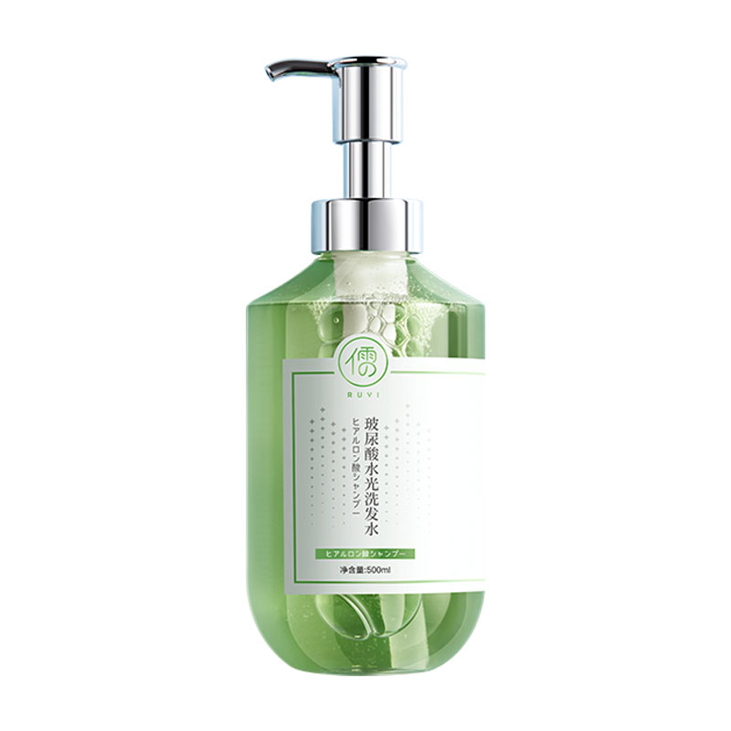 

Шампунь с гиалуроновой кислотой и гиалуроновой водой с формулой контроля жира для увлажняющего очищения 500 мл RUYI