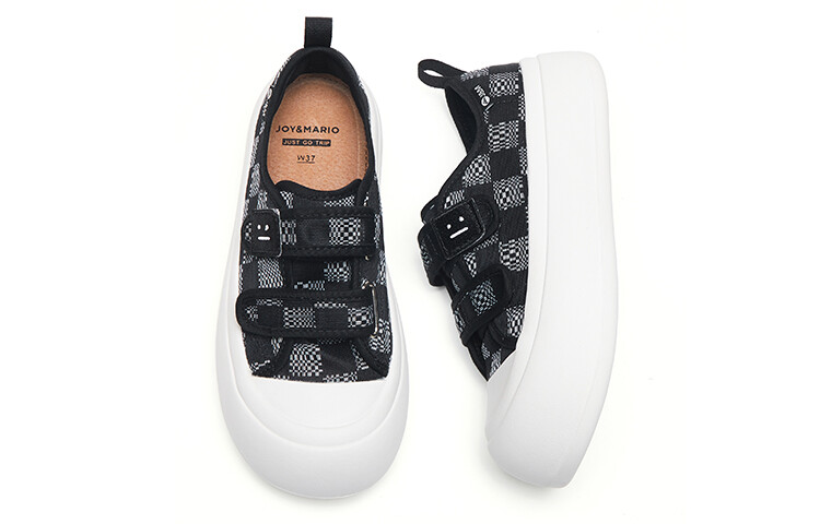 Кеды Joy&Mario Skateboard Shoes Women's Low-Top, коричневый — фото 4