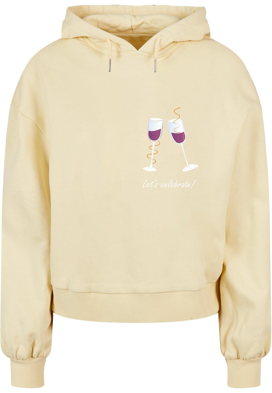 

Толстовка Merchcode Let´s celebrate, цвет Pastel yellow
