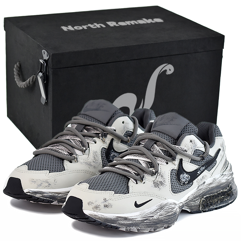 

Nike Кроссовки Air Max Fusion с низким верхом, устойчивые к истиранию, мужские, белые, серые