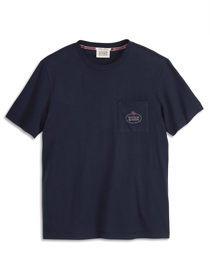 

Футболка Scotch & Soda, темно-синий
