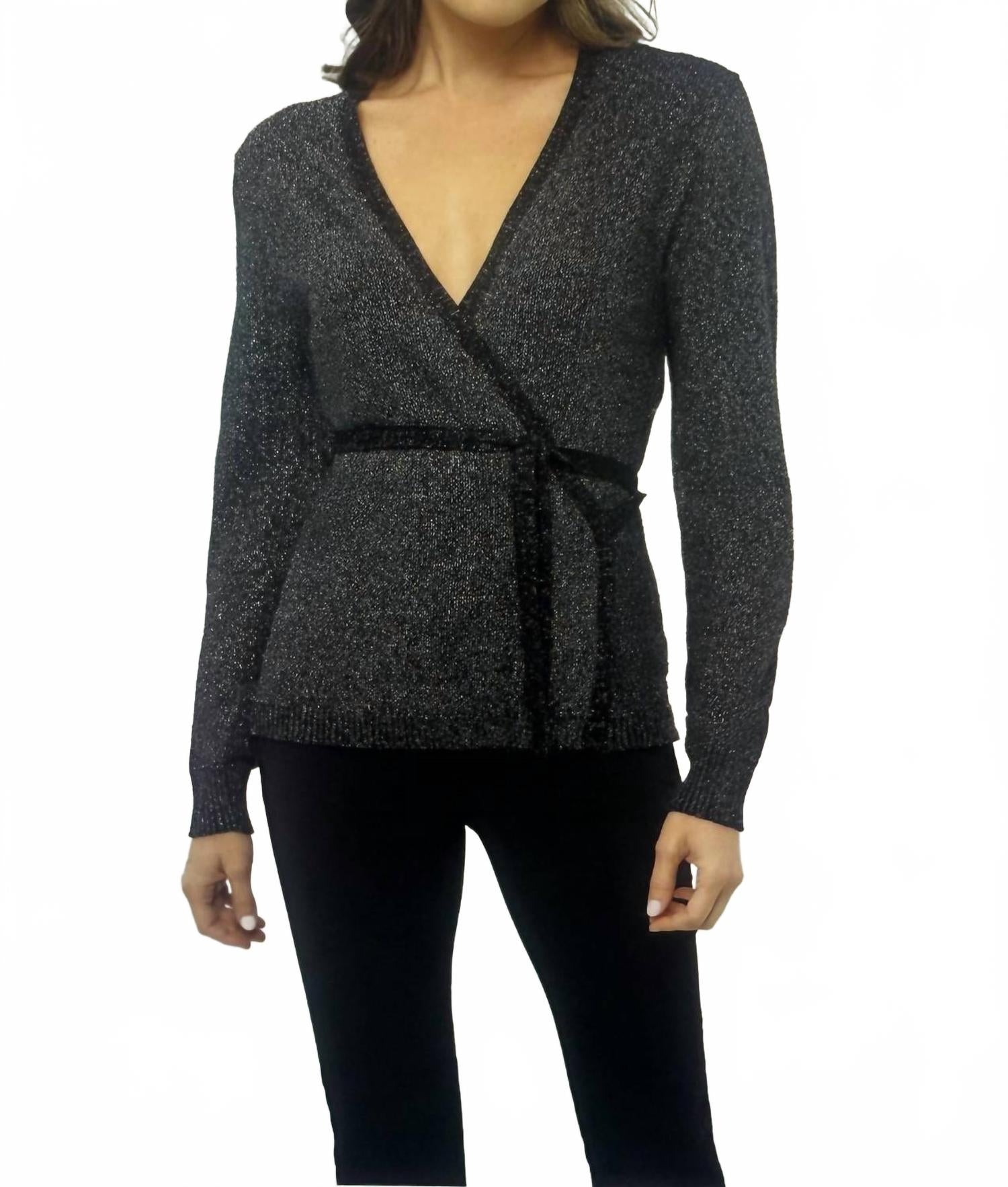 

Anatomie Свитер-накидка Christa черного цвета