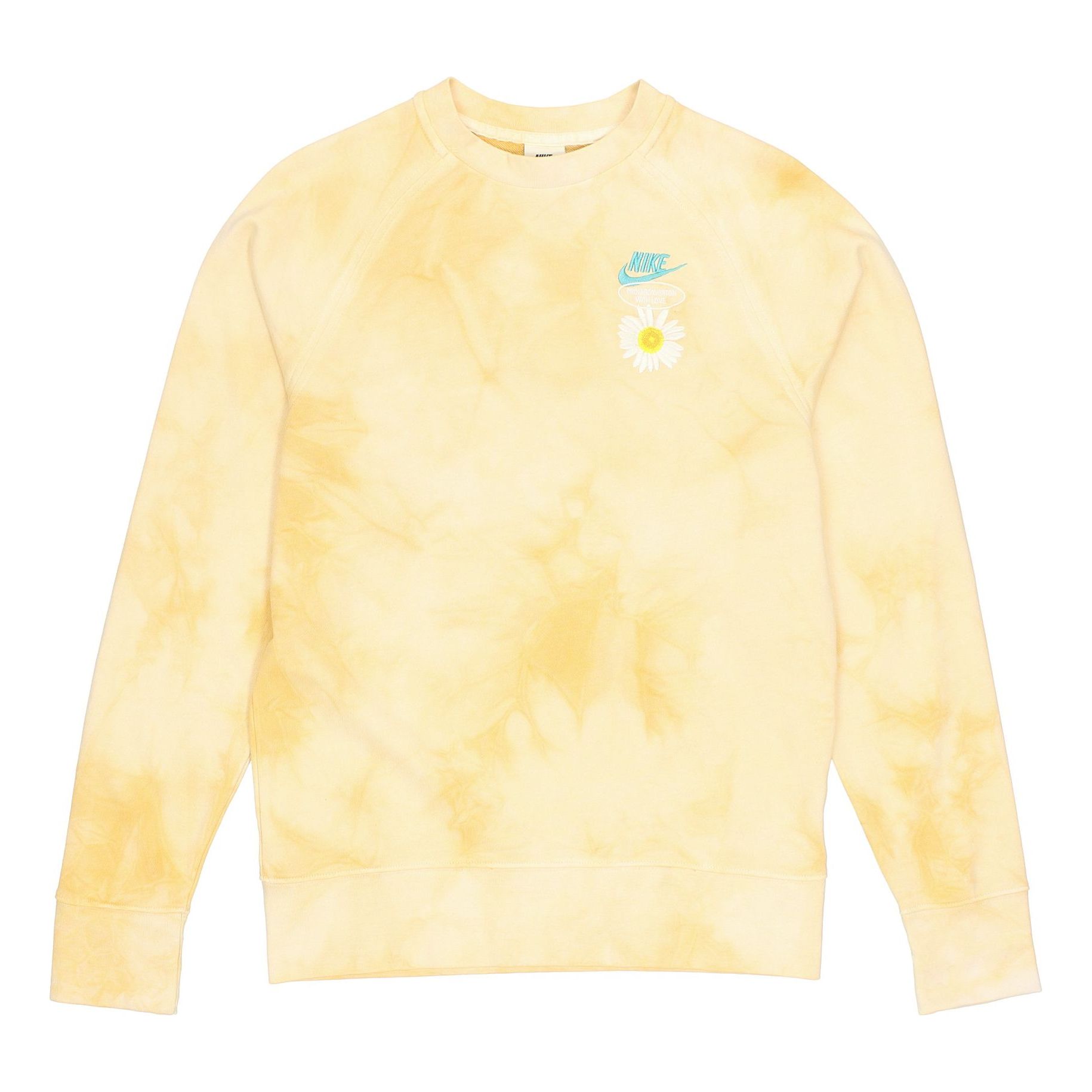 

Худи Men's Nike Sportswear Tie Dye Embroidered Daisy Round Neck Gold DM5011-777