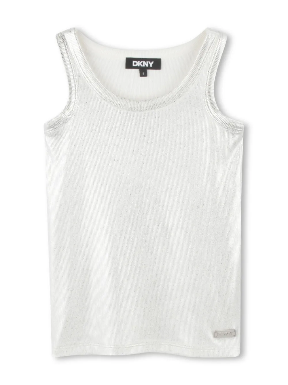 

Топ с логотипом Dkny Kids, серый