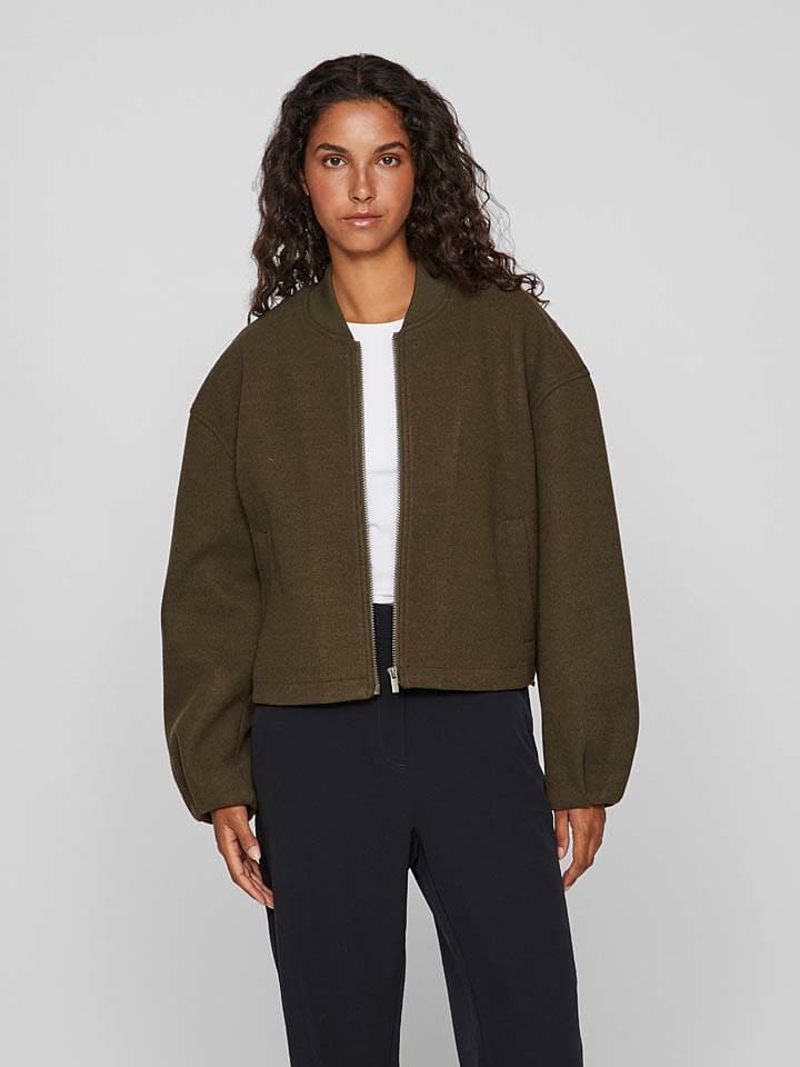

Куртка Vila Bomberjacke, хаки