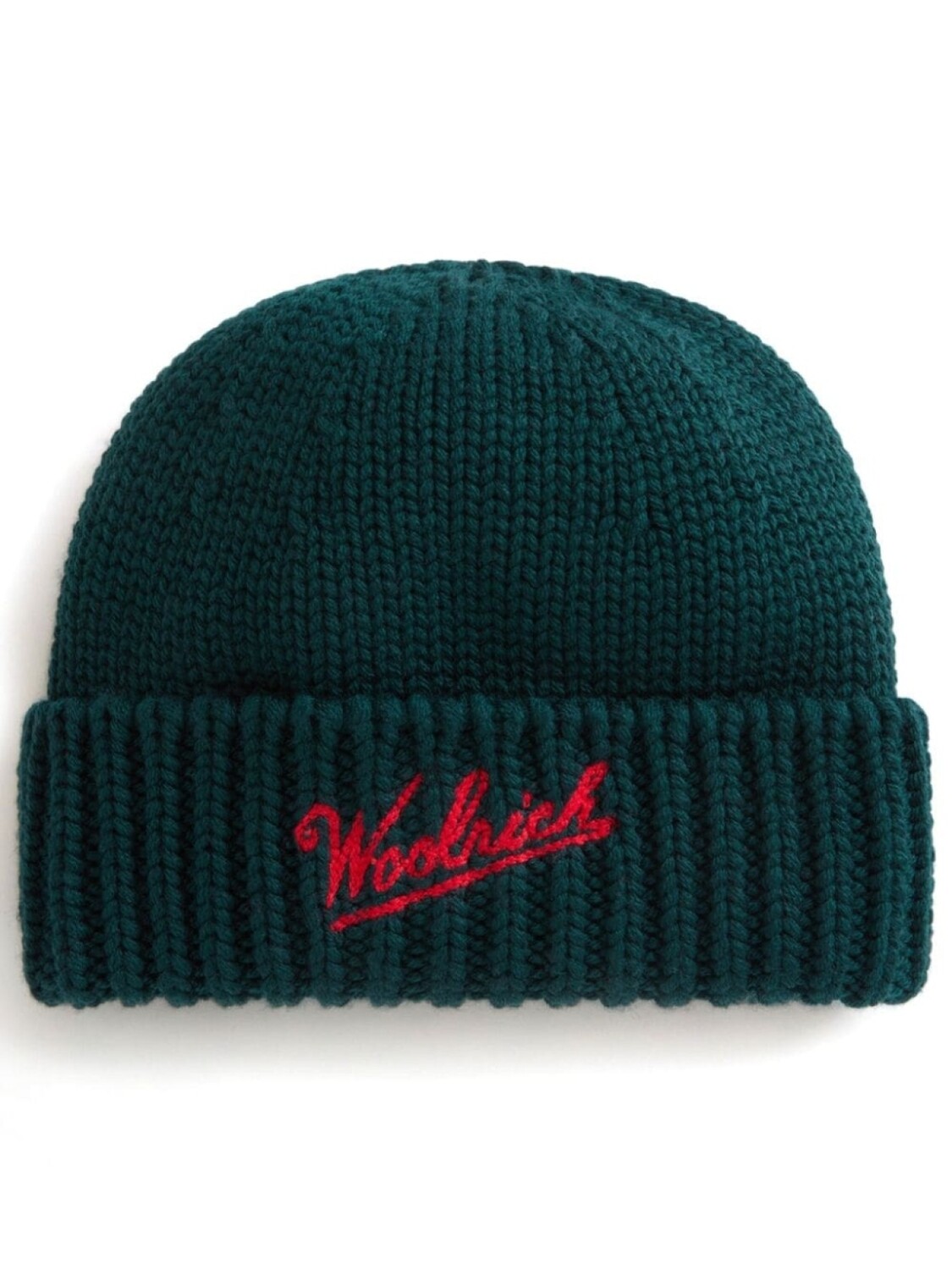 

Woolrich шапка из мериносовой шерсти с логотипом, зеленый