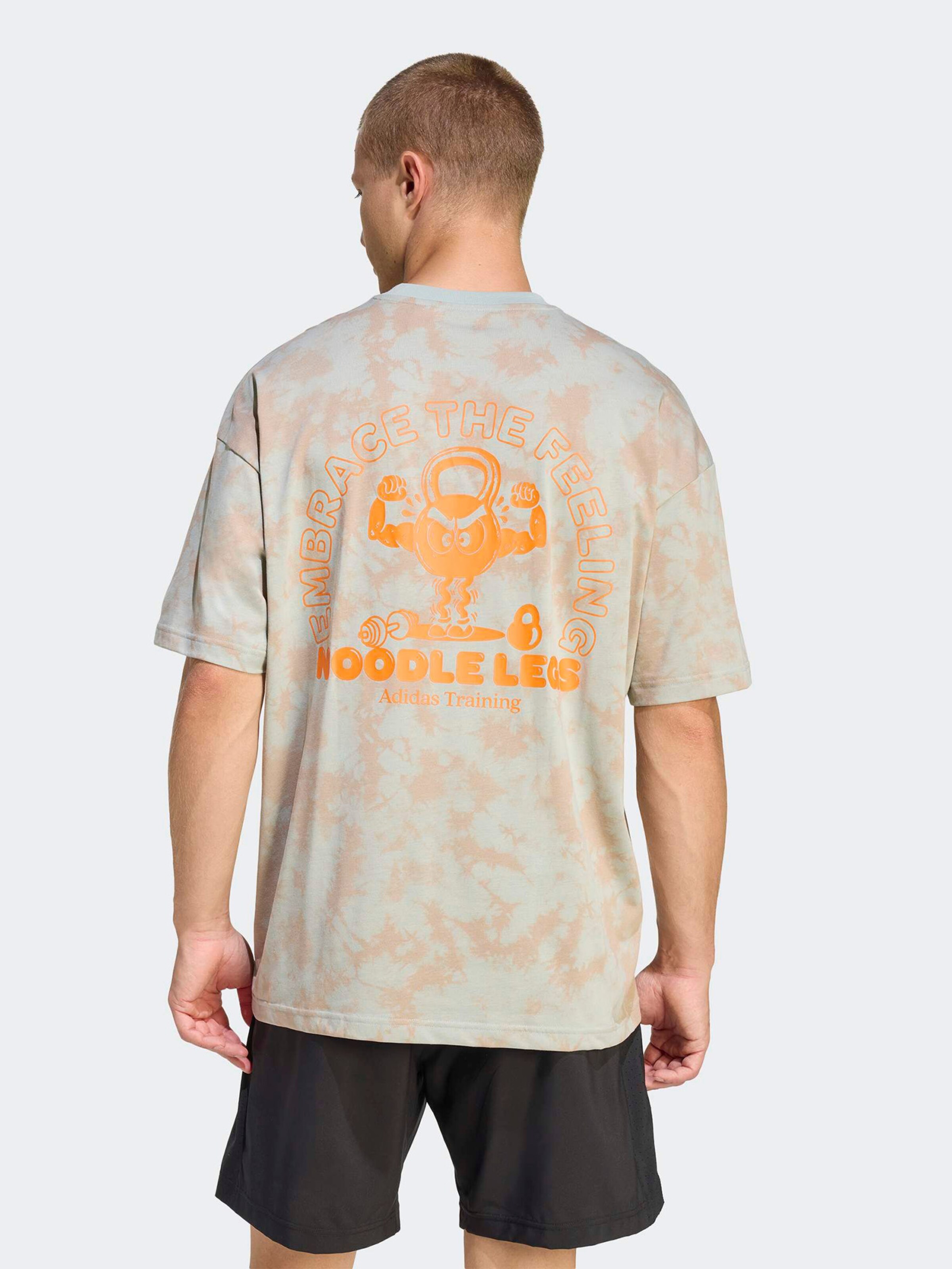 Adidas Performance Футболка для тренировок 'FUN TRAIN' в цвете Orange, Pastel Orange — фото 2