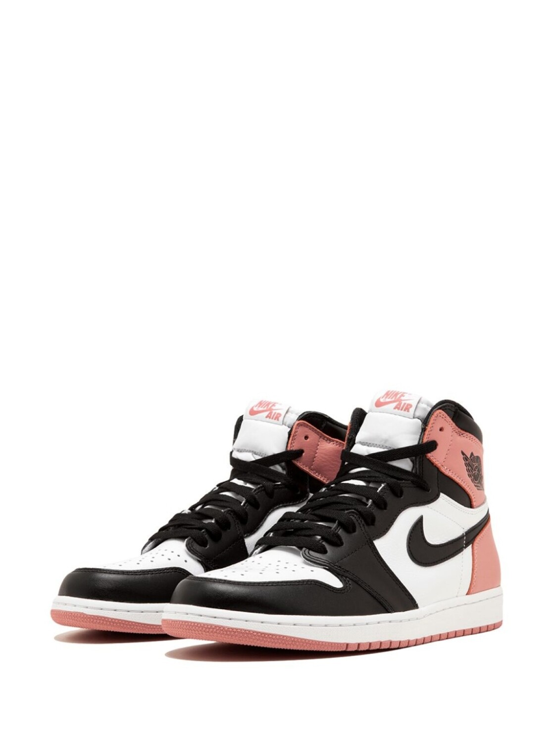 Кроссовки Jordan Air Jordan 1 Retro High OG NRG, белый/розовый/черный — фото 2