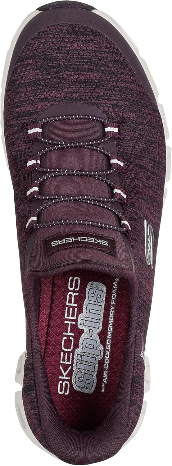 Мужские кроссовки Skechers Glide-Step Zefyr Hands Free без шнурков, красный — фото 3