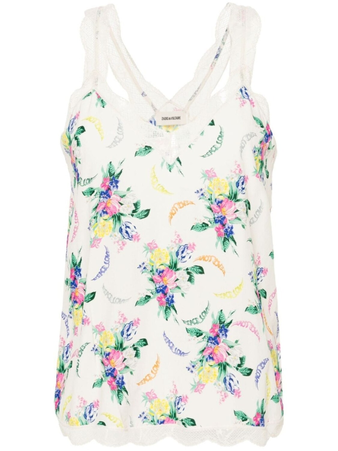 

Zadig&Voltaire блузка Chou с цветочным принтом, нейтральный цвет