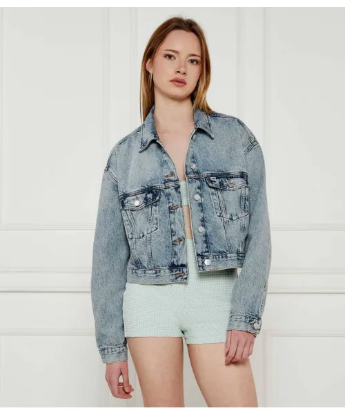 

Джинсовая куртка bi6012 Oversize fit Tommy Jeans, синий