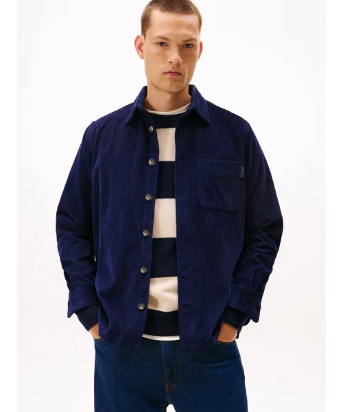 

Вельветовая рубашка Loose fit Tommy Hilfiger, синий