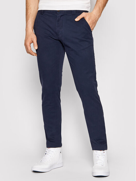 

Узкие брюки чиносы Tommy Jeans, синий