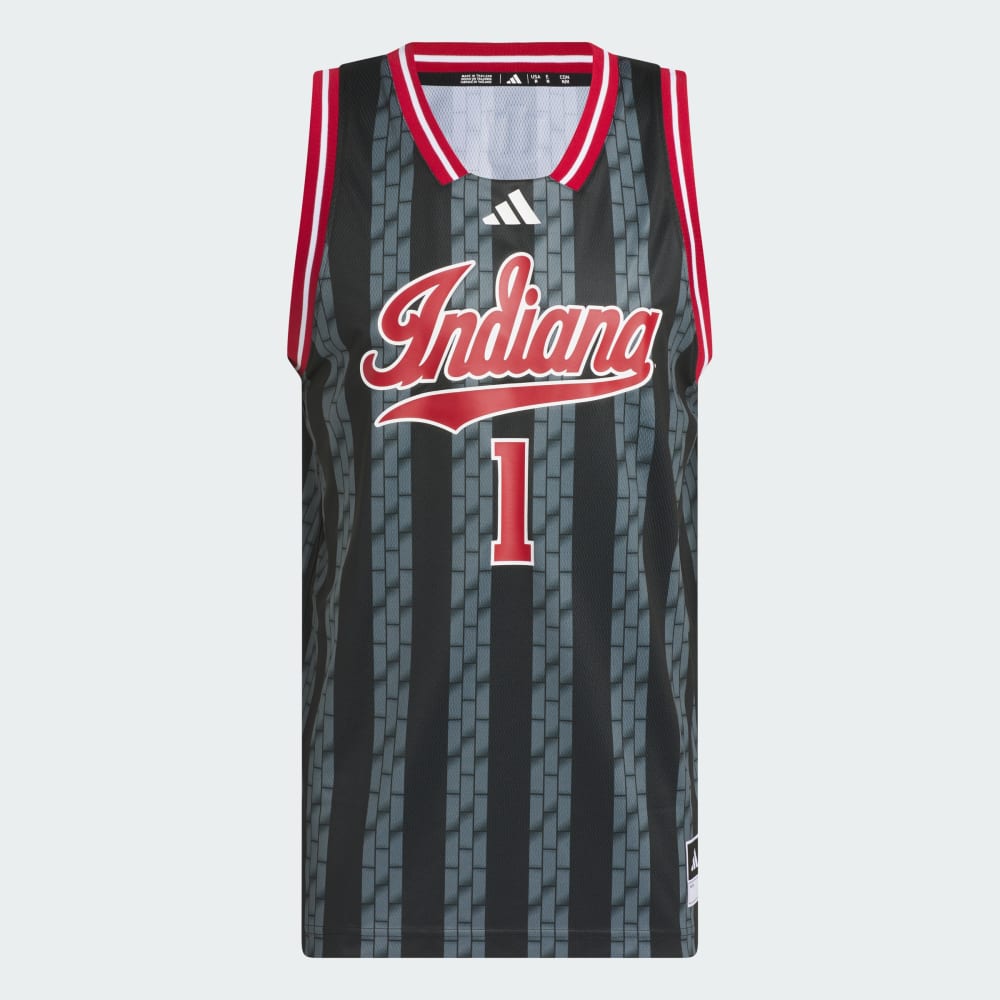 Джерси Adidas Indiana Hoosiers Alt Swingman Jersey, черный — фото 4