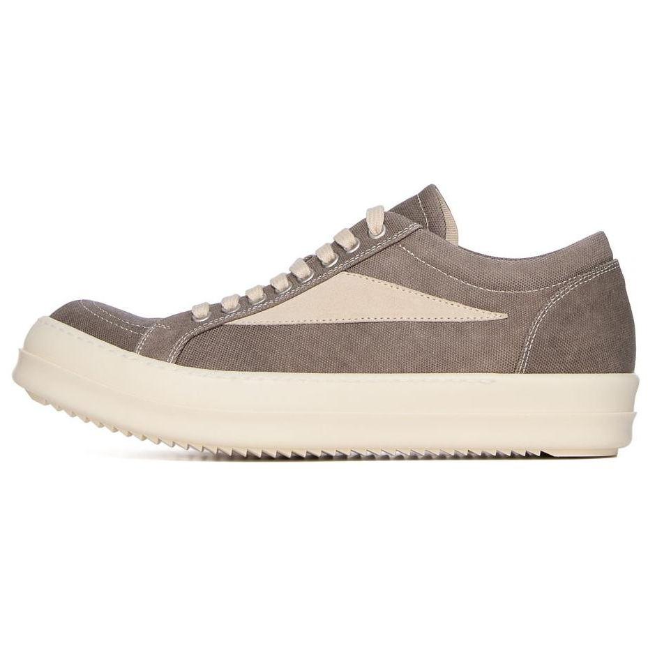 

/RO DRKSHDW Низкие кроссовки для скейтбординга мужские, цвет «умбра» RICK OWENS, Original Shoe Box Included