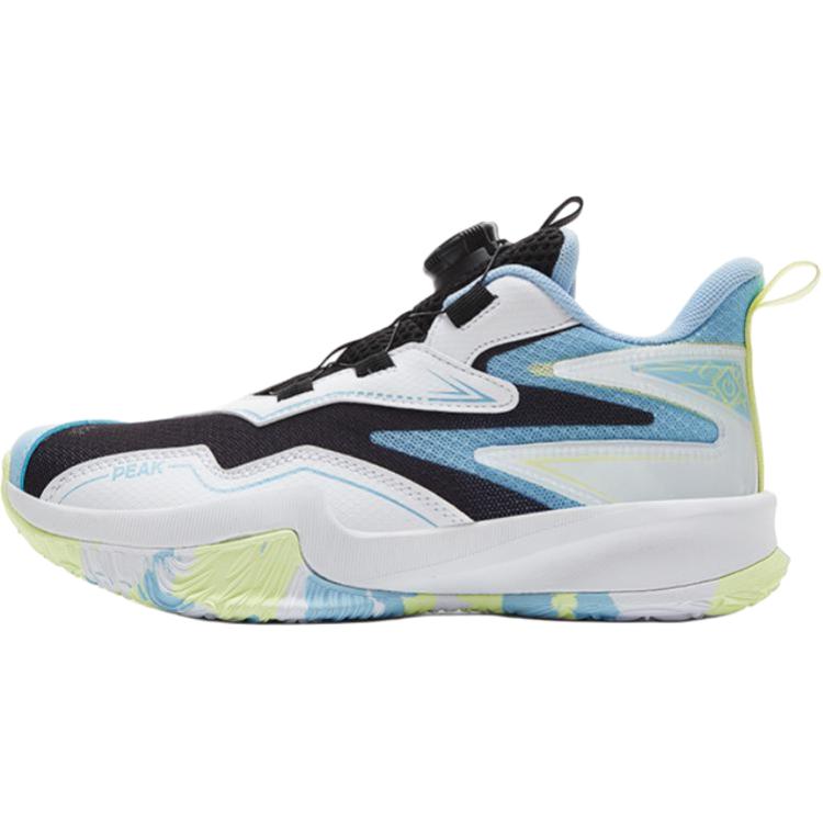 

PEAK Баскетбольные кроссовки Shock Absorbers Low Top, черные/синие, детские