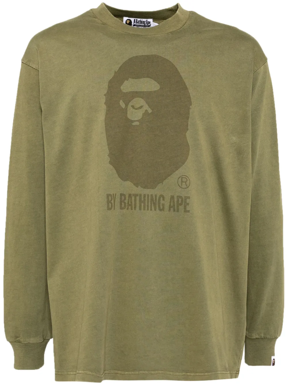 

Футболка круглым вырезом A BATHING APE, зеленый