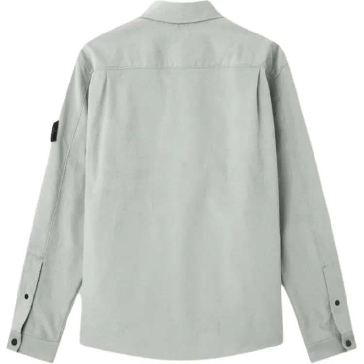 Футболка с длинным рукавом Stone Island Sage Green — фото 3