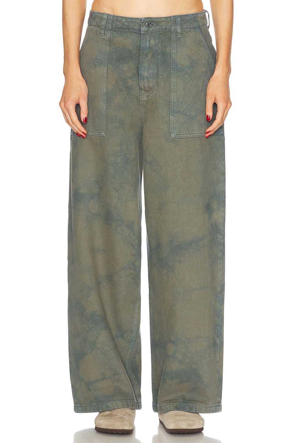 

Lucie Slouchy Джинсы Grlfrnd, Eucalyptus