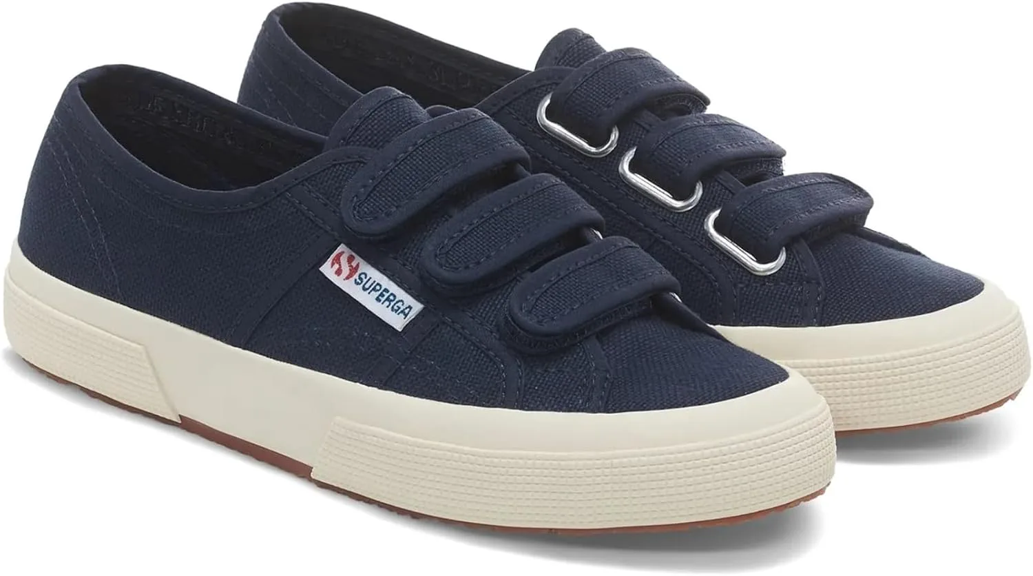 Женские модные кеды Superga 2750 Cot3velu, синий — фото 3