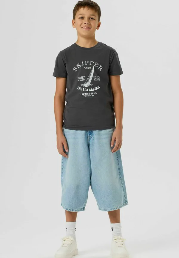 Широкие джинсовые шорты Two Soon, Light Blue Denim